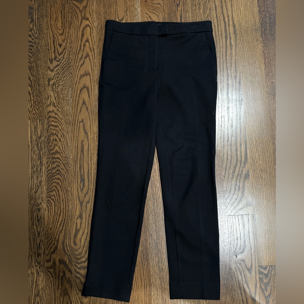 Mango Classic Black Straight Leg Pants
